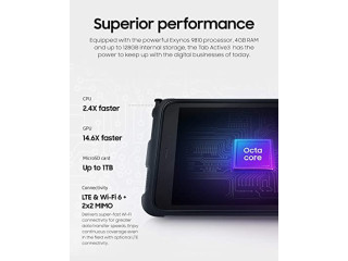 Samsung Galaxy Tab Active3 Enterprise Edition 8 Rugged Multi Purpose Tablet |128GB & WIFI & LTE (UNLOCKED) |