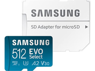 SAMSUNG EVO Select Micro SD-Memory-Card + Adapter, 512GB
