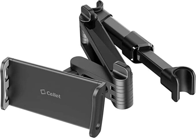 cellet-dual-adjustable-phone-holder-tablet-mount-for-car-back-seat-headrest-compatible-with-apple-ipad-air-pro-mini-big-2