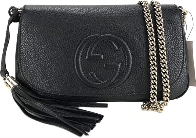 gucci-soho-leather-flap-shoulder-bag-black-gold-tassel-new-authentic-big-3