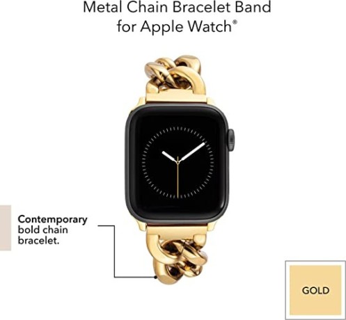 anne-klein-fashion-chain-bracelet-for-apple-watch-secure-adjustable-apple-watch-replacement-band-fits-most-wrists-big-2