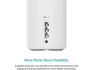 TP-Link Deco AXE5400 Tri-Band WiFi 6E Mesh System(Deco XE75) - Covers up to 5500 Sq.Ft, Replaces WiFi Router and Extender