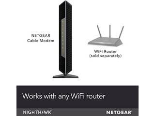 NETGEAR Nighthawk Cable Modem CM1200 - Compatible with all Cable Providers including Xfinity by Comcast, Spectrum