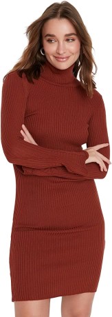 trendyol-women-mini-bodycone-fitted-knitwear-dress-big-0