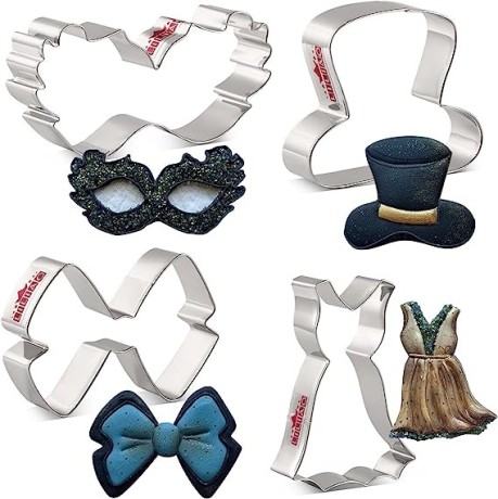 liliao-cocktail-party-cookie-cutter-set-4-piece-party-mask-wedding-dress-mens-top-hat-and-bow-tie-biscuit-cutters-stainless-steel-big-2