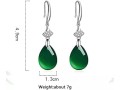 vintage-natural-emerald-jade-chalcedony-woman-earrings-small-0