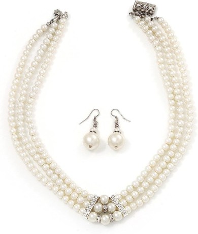 avalaya-3-strand-simulated-glass-pearl-necklace-drop-earrings-set-in-silver-plated-metal-45cm-l-big-1