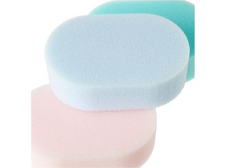 Meridiana Standard Bath Sponge, Green/Pink/Blue