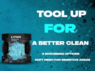 Lynx 2-Sided Shower Tool 1 piece