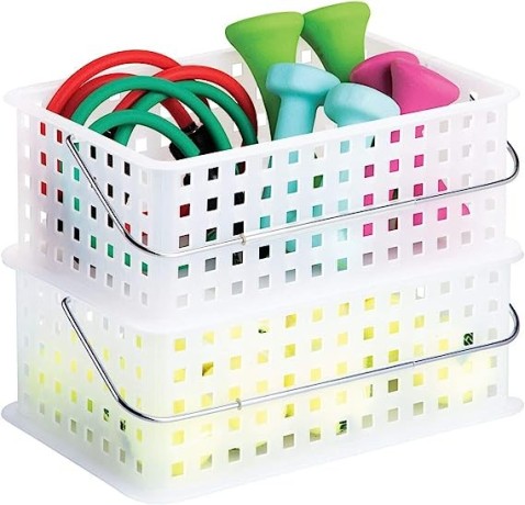 idesign-basic-storage-basket-medium-size-plastic-bath-basket-for-shower-and-care-accessories-clear-big-2