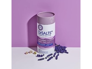 DrSALTS+ Calming Therapy Epsom Salts - Soothing Epsom Bath Salts to Relax Body