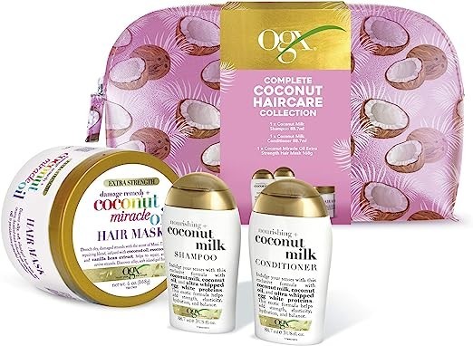 ogx-gift-set-coconut-hair-care-gift-set-with-shampoo-conditioner-mask-and-beauty-bag-big-0