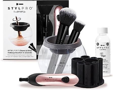 stylpro-gift-set-kit-electric-makeup-brush-cleaner-and-dryer-machine-with-8-brush-collars-big-1