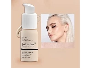 Julystar make up, moisturize, repair foundation make-up, waterproof, long-lasting, concealer, liquid foundation, beauty makeup (01#)