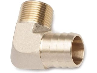 5/8 Hose 90 Degree Elbow Barb Fitting Oil Fuel Water 5 Pack