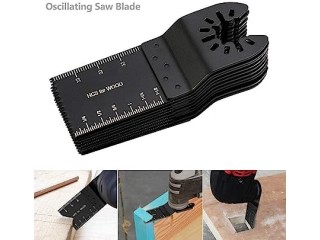 10pcs Wood Metal Oscillating Saw Blades Quick Release Wood Cutting Multi Tool Blade