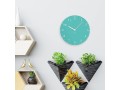 duck-egg-blue-mdf-wall-clock-30cm-analog-face-lightweight-decoration-small-1