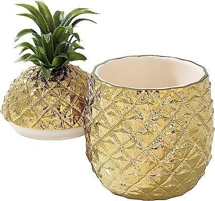 talking-tables-gold-pineapple-ice-bucket-with-lid-premium-addition-to-your-drinks-trolley-retro-bar-accessory-big-0