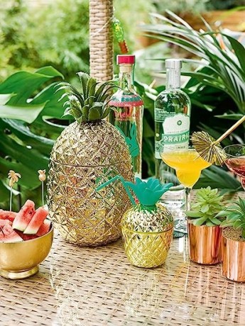 talking-tables-gold-pineapple-ice-bucket-with-lid-premium-addition-to-your-drinks-trolley-retro-bar-accessory-big-2