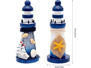 ''N/A'' 2PCS Mini Lighthouse Ornaments
