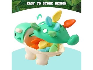 Baby Sensory Toys for 6 12 18 Month, Dinosaur Fine Motor Skills Montessori Toys for Toddlers
