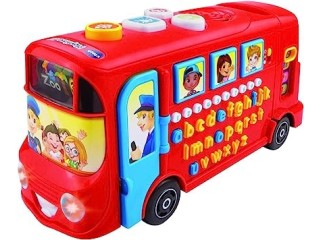 Vtech 150003 Playtime Bus Educational Playset, Learning Toy, Suitable For 2-5 years, Red, 25.7 x 12.2 x 15.9 cm