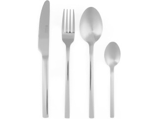 Russell Hobbs BW02842 16-Piece Deluxe Vermont Cutlery Set, Dinnerware for 4 People