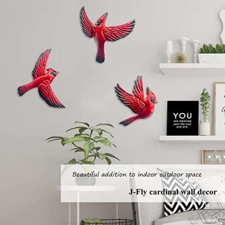 j-fly-red-bird-cardinal-wall-art-decor-large-highlight-antique-3-pack-metal-decoration-big-0