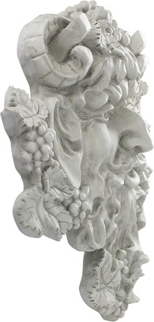 design-toscano-os6120l-bacchus-god-of-wine-greenman-wall-sculpture-large-485-cm-polyresin-antique-stone-big-0