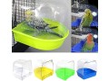 1-pc-bird-bath-tub-shower-box-bowl-with-hook-cage-accessories-for-small-birds-small-1