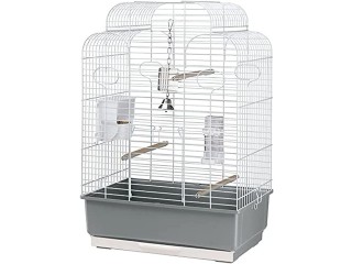 Ferplast Bird Cage, Ferplast GALA cage for canaries, parakeets and exotic birds with accessories, 50 x 30 xh 75.5 cm