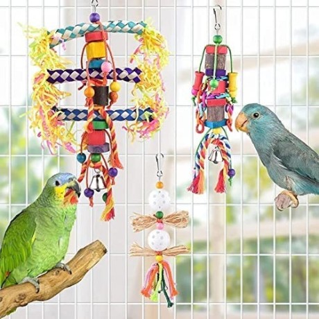 slatiom-7pcsset-pet-parrot-hanging-toy-chewing-bite-toy-parrot-ladder-swing-bird-parakeet-stand-training-toys-accessories-pet-supplies-big-1