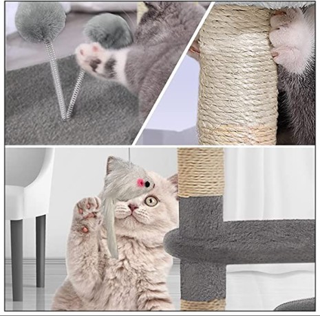 vounot-cat-tree-tower-cat-condo-with-sisal-scratching-post-big-2