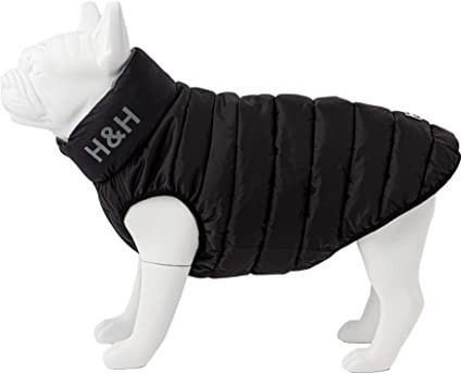 hugo-hudson-dog-puffer-jacket-clothing-accessories-for-dogs-reversible-water-resistant-dog-coat-with-collar-attachment-hole-black-grey-xs30-big-0