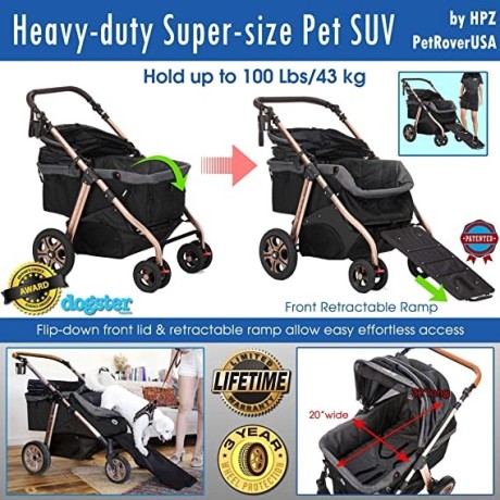 hpz-pet-rover-titan-hd-premium-super-sized-dogcatpet-stroller-suv-travel-carriage-big-1