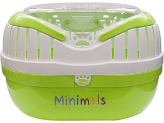 Pet Brands Minimals Small Animal Carrier - Assorted Colours,Red, Green , Blue