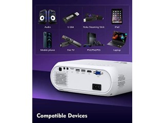 Projector, Home Theatre projector 1080P Full HD Supported