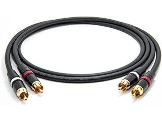 2534 Quad Stereo Pair (L,R) Audio Cable by enoaudio | Neutrik Gold RCA | HiFi - 1.0 m