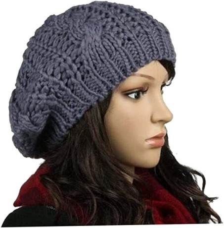 women-winter-knit-beanie-hat-slouchy-knitted-crochet-beret-cap-dark-gray-big-0