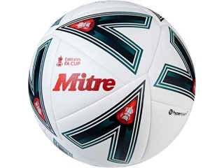 Mitre Match FA Cup Football, High Performance Training Ball, Extra Durable Design, Ball