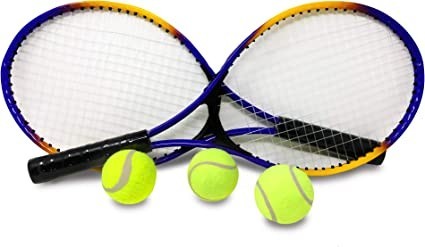 e-deals-two-tennis-racket-and-three-tennis-balls-set-for-children-big-1