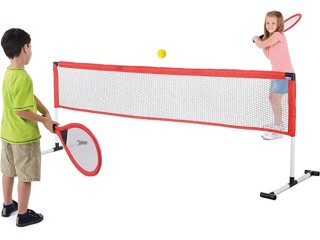 Toyrific Children's Tennis Set Incudes Rackets/Balls and Net,Red