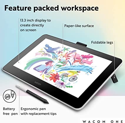 wacom-one-hd-creative-pen-display-drawing-tablet-with-screen-133-graphics-monitor-includes-training-software-big-1