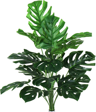 bird-fiy-artificial-plants-29-tall-fake-turtle-tree-leaves-with-stems-faux-palm-leaf-imitation-frond-leaf-tropical-big-1