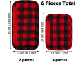 boao-6-pieces-christmas-kitchen-appliance-covers-handle-protector-for-christmas-decorations-microwaveblack-and-redbuffalo-plaid-small-2