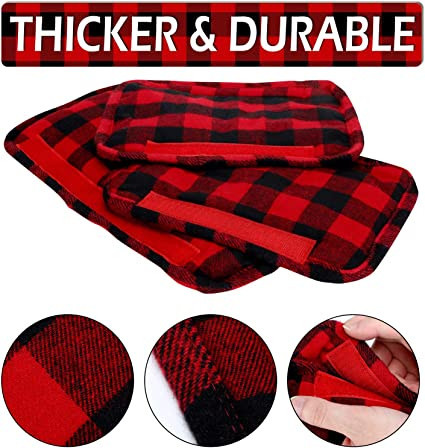 boao-6-pieces-christmas-kitchen-appliance-covers-handle-protector-for-christmas-decorations-microwaveblack-and-redbuffalo-plaid-big-3