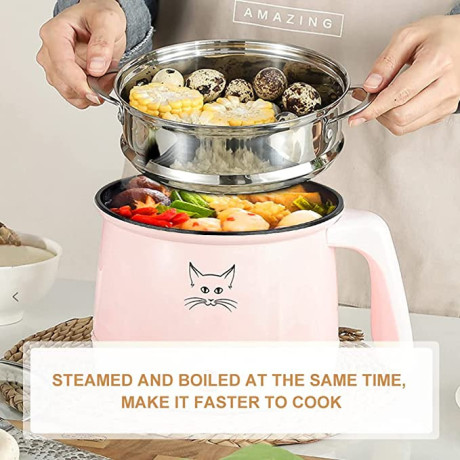 avkobow-hot-pot-electric-pot-for-raman-soup-noodles-steak-oatmeal-rapid-mini-cooker-with-temperature-control-18l-pink-big-0
