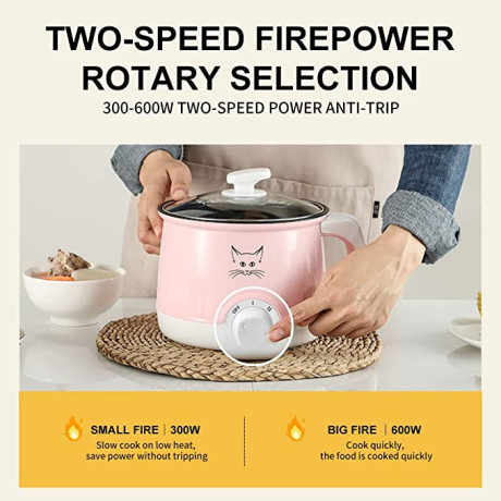 avkobow-hot-pot-electric-pot-for-raman-soup-noodles-steak-oatmeal-rapid-mini-cooker-with-temperature-control-18l-pink-big-3