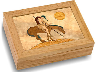 MarqArt Unmatched Quality - Original Work of Wood Art (#4112 End of Trail 4x5x1.5)