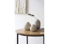 creative-co-op-df0842-white-stoneware-textured-black-polka-dots-set-of-3-sizes-vase-small-1